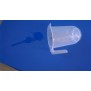 incontinentie matras waterdicht met hoes waarop geknoeid is met water 